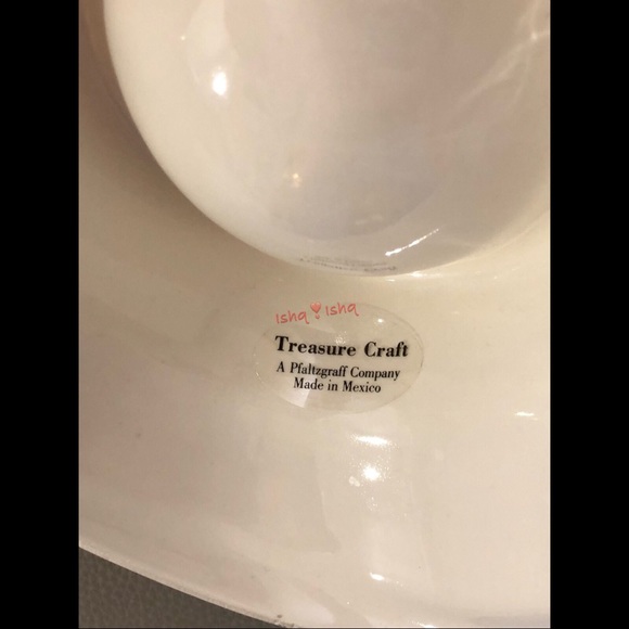 Treasure Craft Country Western Hat Chips/Dip Tray - Picture 8 of 8